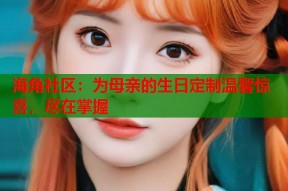 海角社区：为母亲的生日定制温馨惊喜，尽在掌握