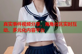 真实事件视频分享，海角社区实时互动、多元化内容平台