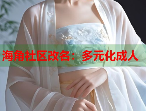 海角社区改名：多元化成人  第1张