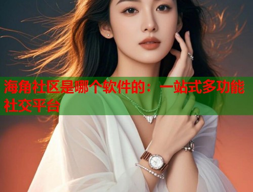海角社区是哪个软件的：一站式多功能社交平台  第1张