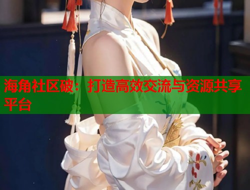 海角社区破：打造高效交流与资源共享平台  第1张