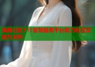 海角社区111智慧服务平台助力社区发展与关怀