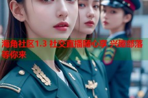 海角社区1.3 社交直播随心享 兴趣部落等你来